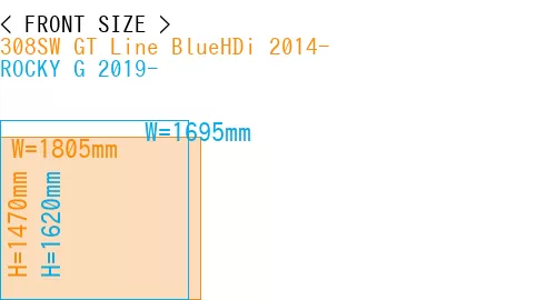 #308SW GT Line BlueHDi 2014- + ROCKY G 2019-